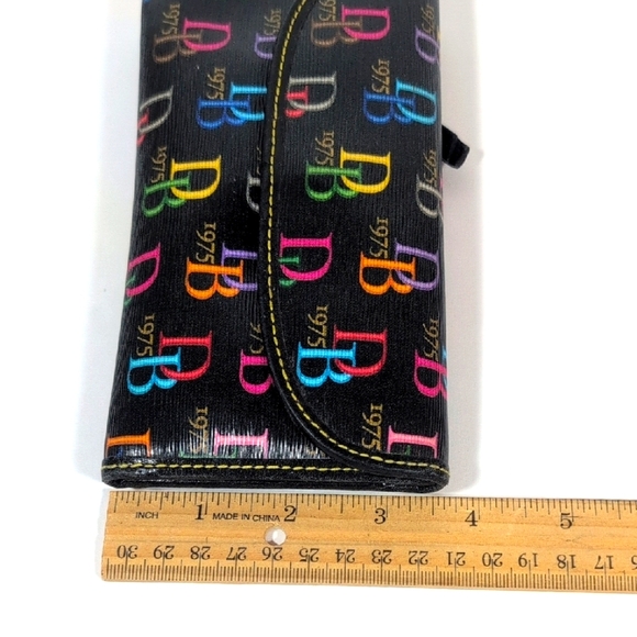 Dooney & Bourke DB75 Multi Rainbow Zipper Continental Clutch/Wallet - Picture 13 of 14